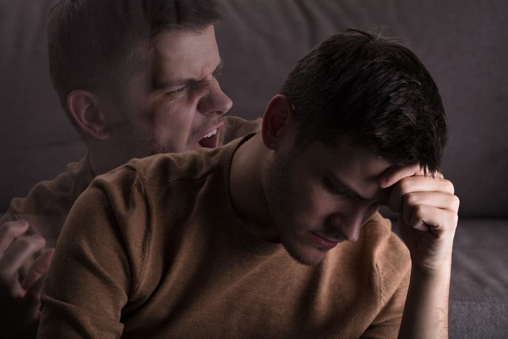 A man remembers someone yelling at him as he struggles with complex PTSD